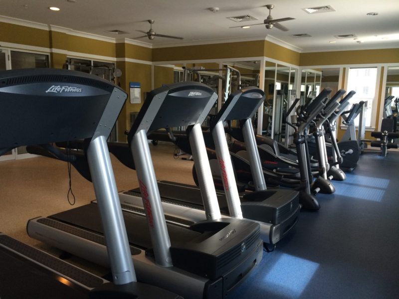 This image shows multiple treadmill equipment that is generally for walking, running, or climbing while staying in the same place.